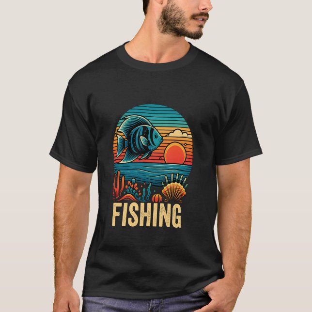 Fishing Fisherman T-Shirt (Front)