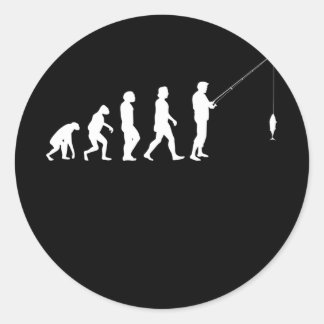 Fishing Fishing Fishing Fisherman Fishing Classic Round Sticker