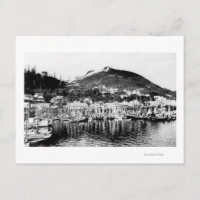 Fishing Fleet and Deer Mountain at Ketchikan
