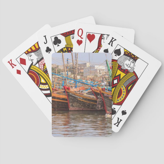 Fishing fleet playing cards (Back)