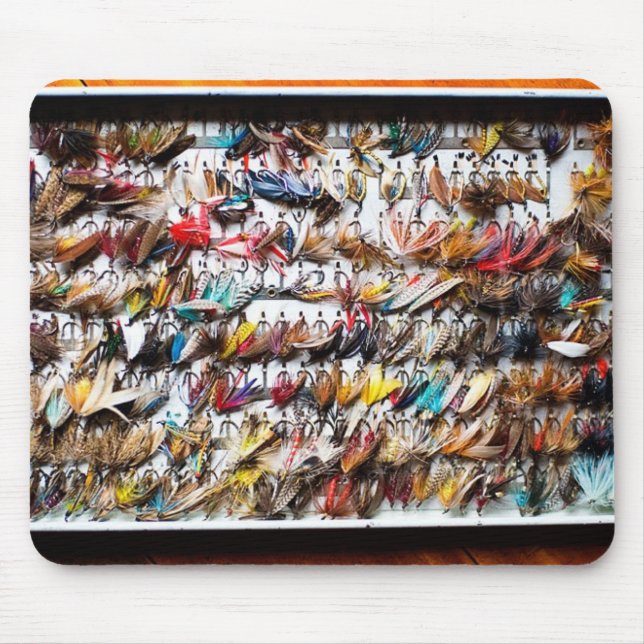 Fishing Flies Mouse Pad (Front)
