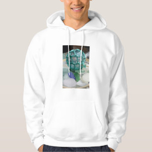 Fishing float on glass, Alaska Hoodie