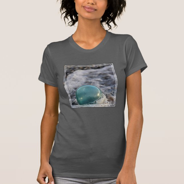 Fishing Float Surrounded By Surf T-Shirt (Front)