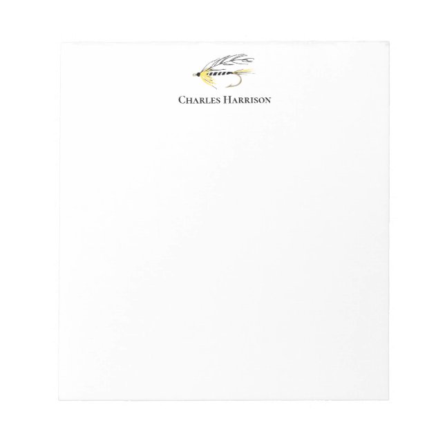 Fishing Fly  Notepad (Front)