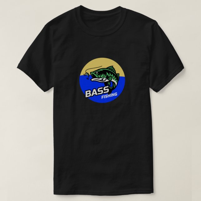 FISHING FOR BASS T-Shirt (Design Front)