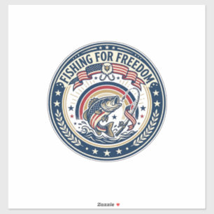 Fishing For Freedom Patriotic Patriotic Hobby Vint