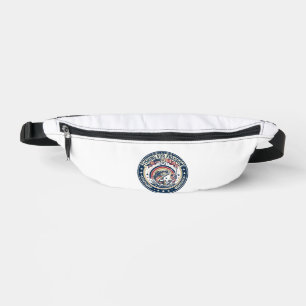 Fishing For Freedom Patriotic Patriotic Hobby Vint Bum Bags