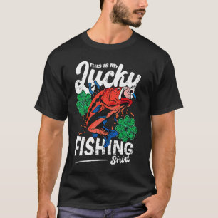 Fishing for Kids Cute Lucky Fishing Fisherman T-Shirt