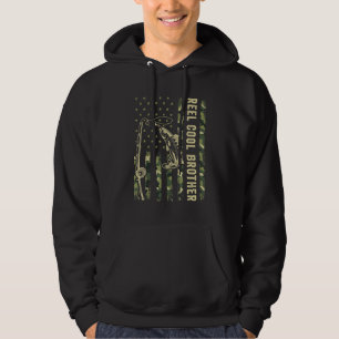 Fishing For Men Bro Fisher Reel Cool Brother Hoodie