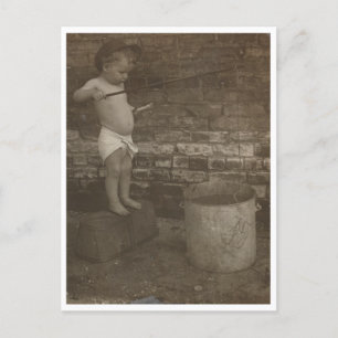 Fishing For Whale Postcard