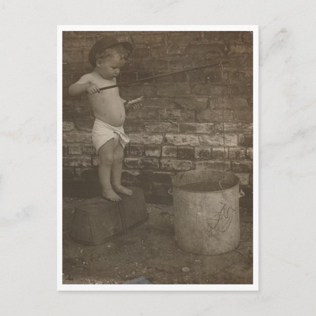 Fishing For Whale Postcard (Front)