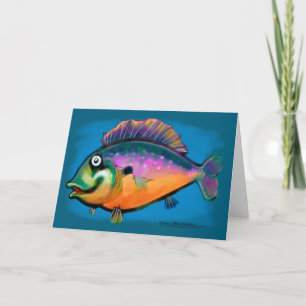Fishing Fun Art Card