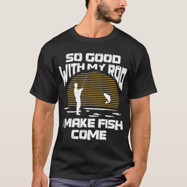 Fishing Funny  Design for Men T-Shirt (Front)