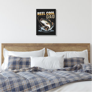 Fishing Funny Fathers Day Fisherman Fish Lovers Canvas Print