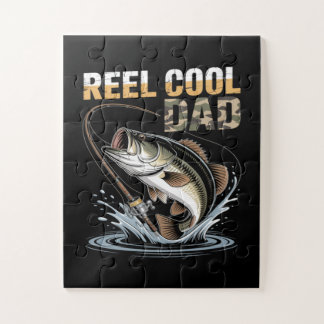 Fishing Funny Fathers Day Fisherman Fish Lovers Jigsaw Puzzle