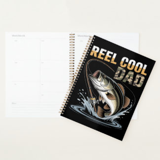 Fishing Funny Fathers Day Fisherman Fish Lovers Planner