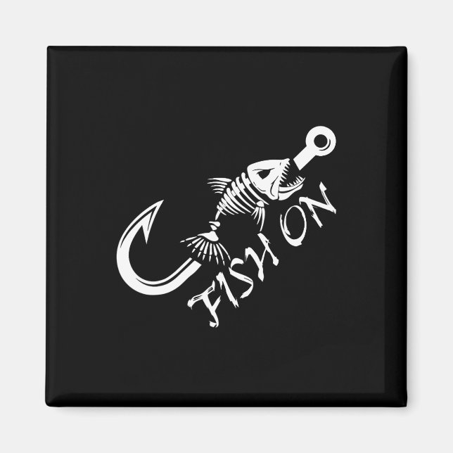 Fishing Funny Fishermen Fathers Day  Magnet (Front)