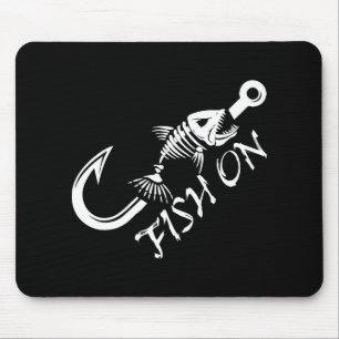 Fishing Funny Fishermen Fathers Day Mouse Pad