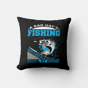 Fishing Gift A Good Day Fishing Cushion