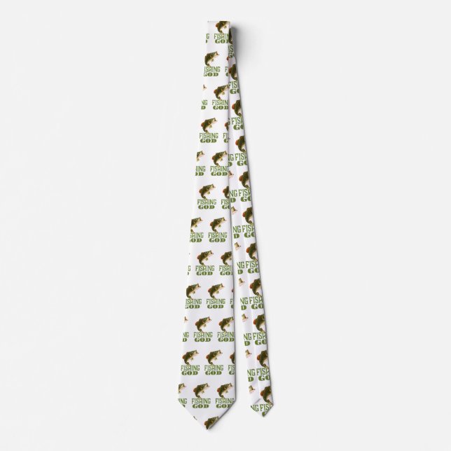 Fishing God Tie (Front)