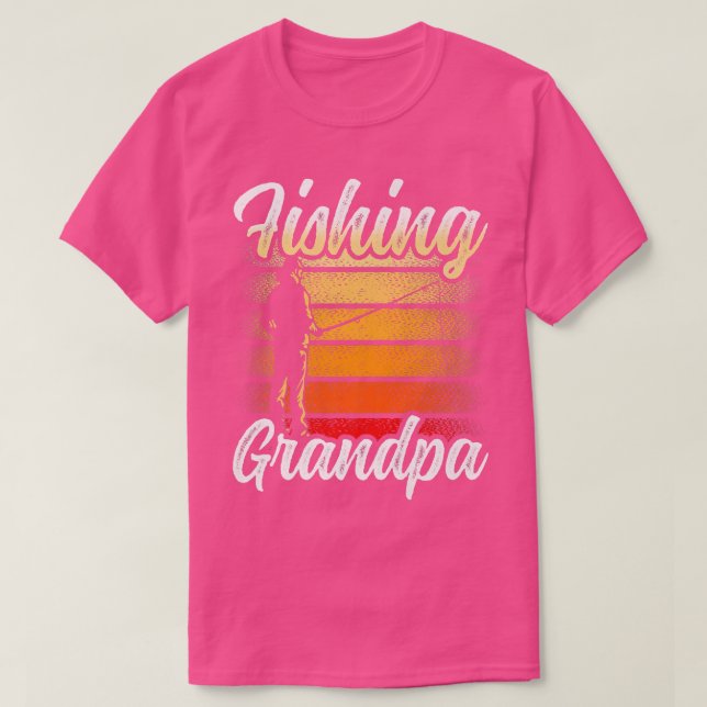 Fishing Grandpa Fish Sayings Fisher Fisherman Gran T-Shirt (Design Front)