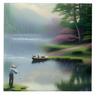 Fishing Graphic Tile