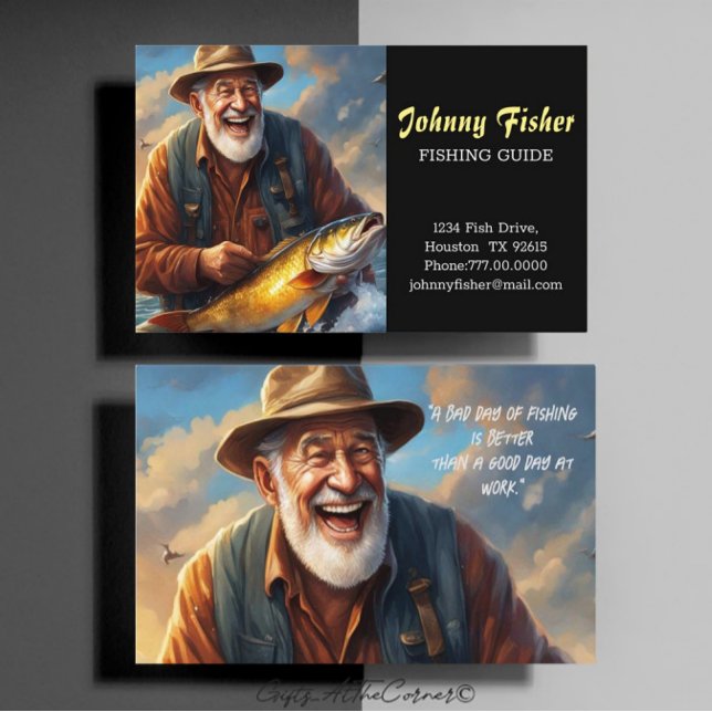 Fishing Guide  Business Card (Creator Uploaded)