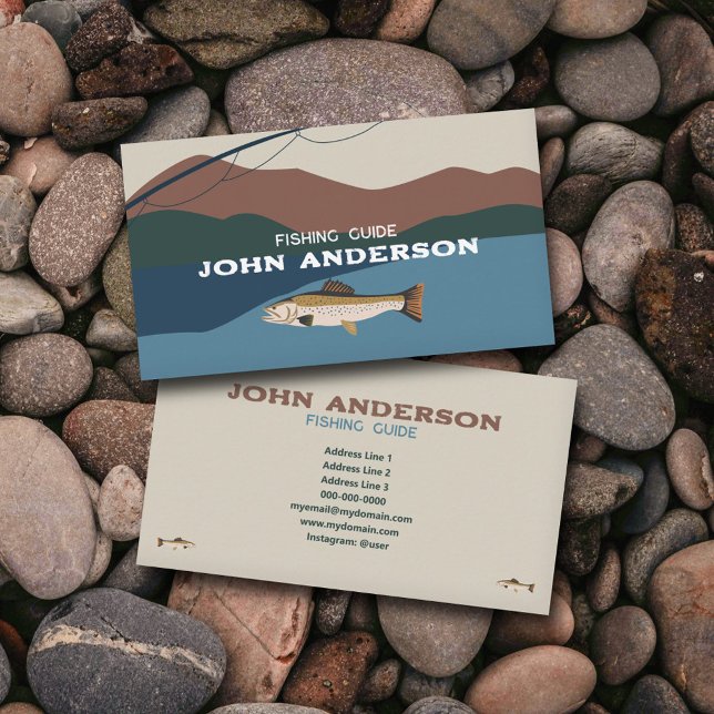 Fishing Guide Business Card (Fishing Guide Business Card)