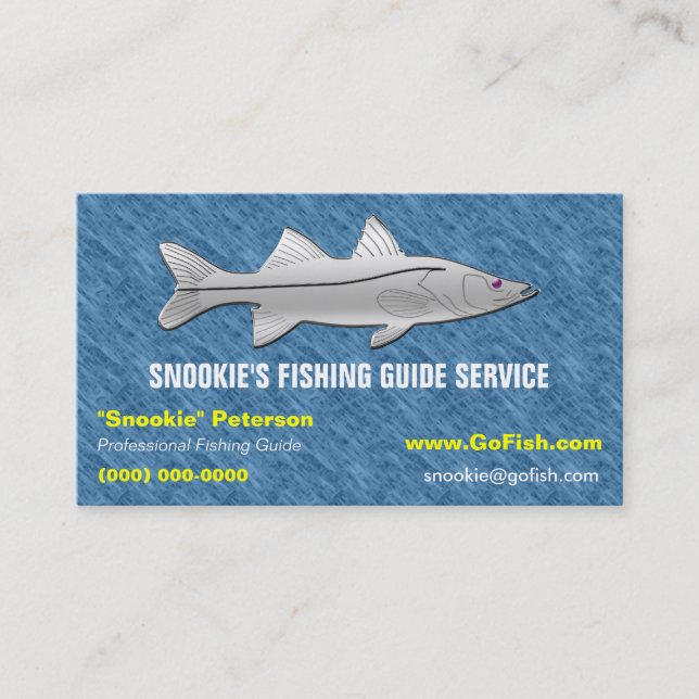 Fishing Guide Business Card (Front)