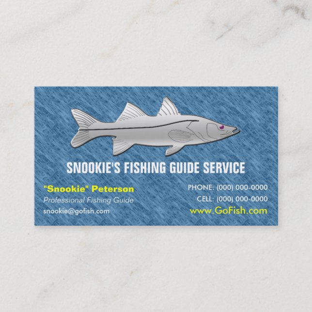 Fishing Guide Business Card (Front)