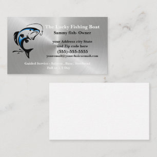 Fishing Guide Professional Business Card