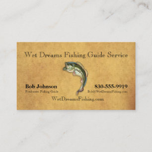 Fishing Guide Service Business Card