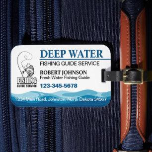 Fishing Guide Service Luggage Tag
