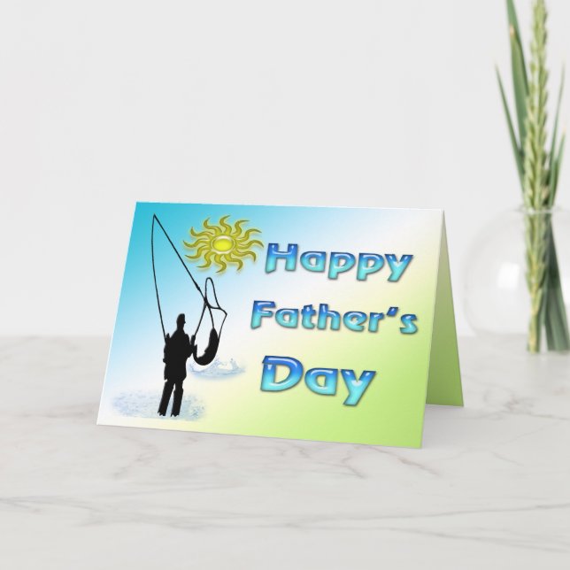 Fishing - Happy Father's Day Card (Front)