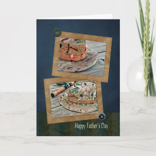 Fishing Hats for Father's Day Card (Front)