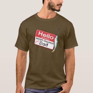 Fishing, Hello My Name is T-Shirt