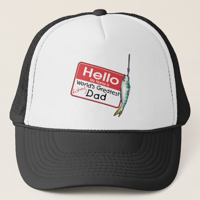 Fishing, Hello My Name is Trucker Hat (Front)