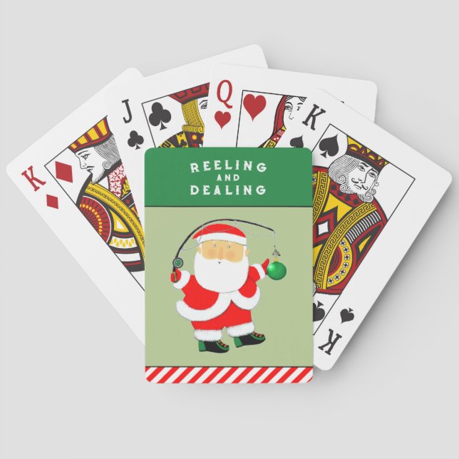 Fishing Holiday Gift Playing Cards (Back)