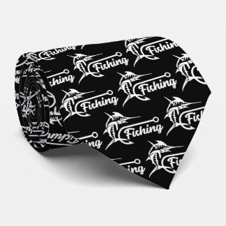 Fishing Hook Men's Tie