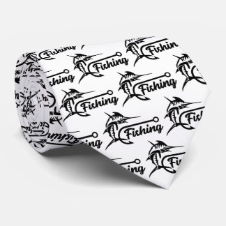 Fishing Hook Men's Tie