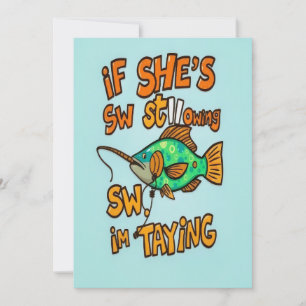 : Fishing Humor Invitation