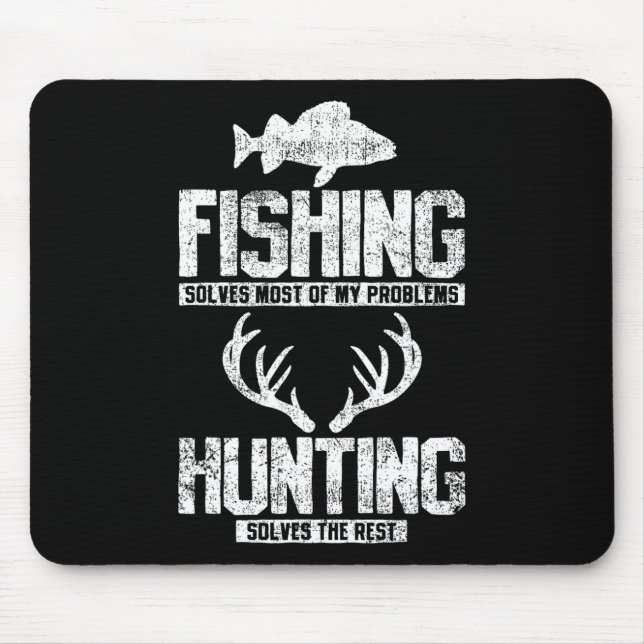 Fishing Hunting  Mouse Pad (Front)