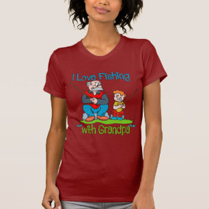 Fishing - I Love Fishing with Grandpa T-Shirt