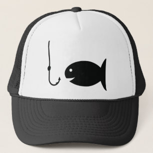 fishing icon trucker hat