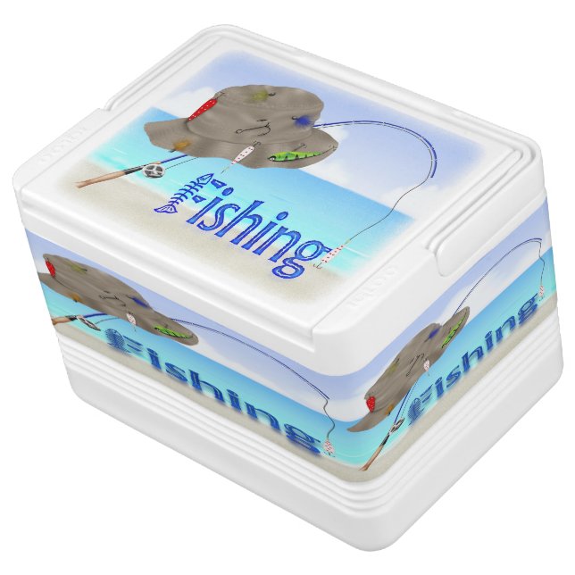 Fishing Igloo 12 Can Cooler Chilly Bin (Angled)