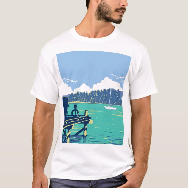 Fishing in Mapua T-Shirt (Front)
