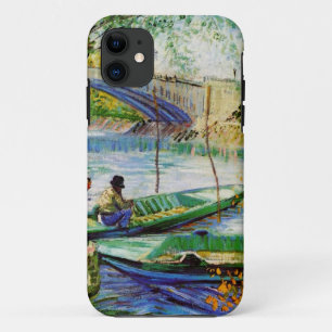 Fishing in Spring, Vincent van Gogh. Beautiful fis Case-Mate iPhone Case