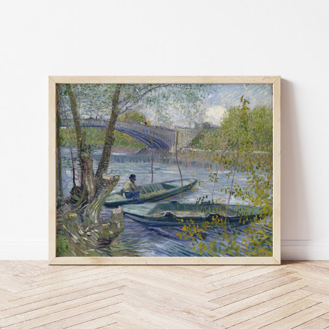 Fishing in Spring | Vincent van Gogh Poster (Creator Uploaded)