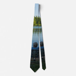 Fishing In The Morning Neck Tie