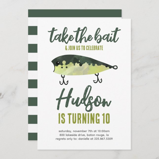 Fishing Invitation (Front/Back)